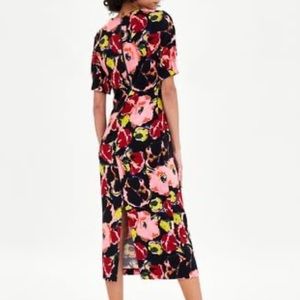 ZARA Floral Print Dress